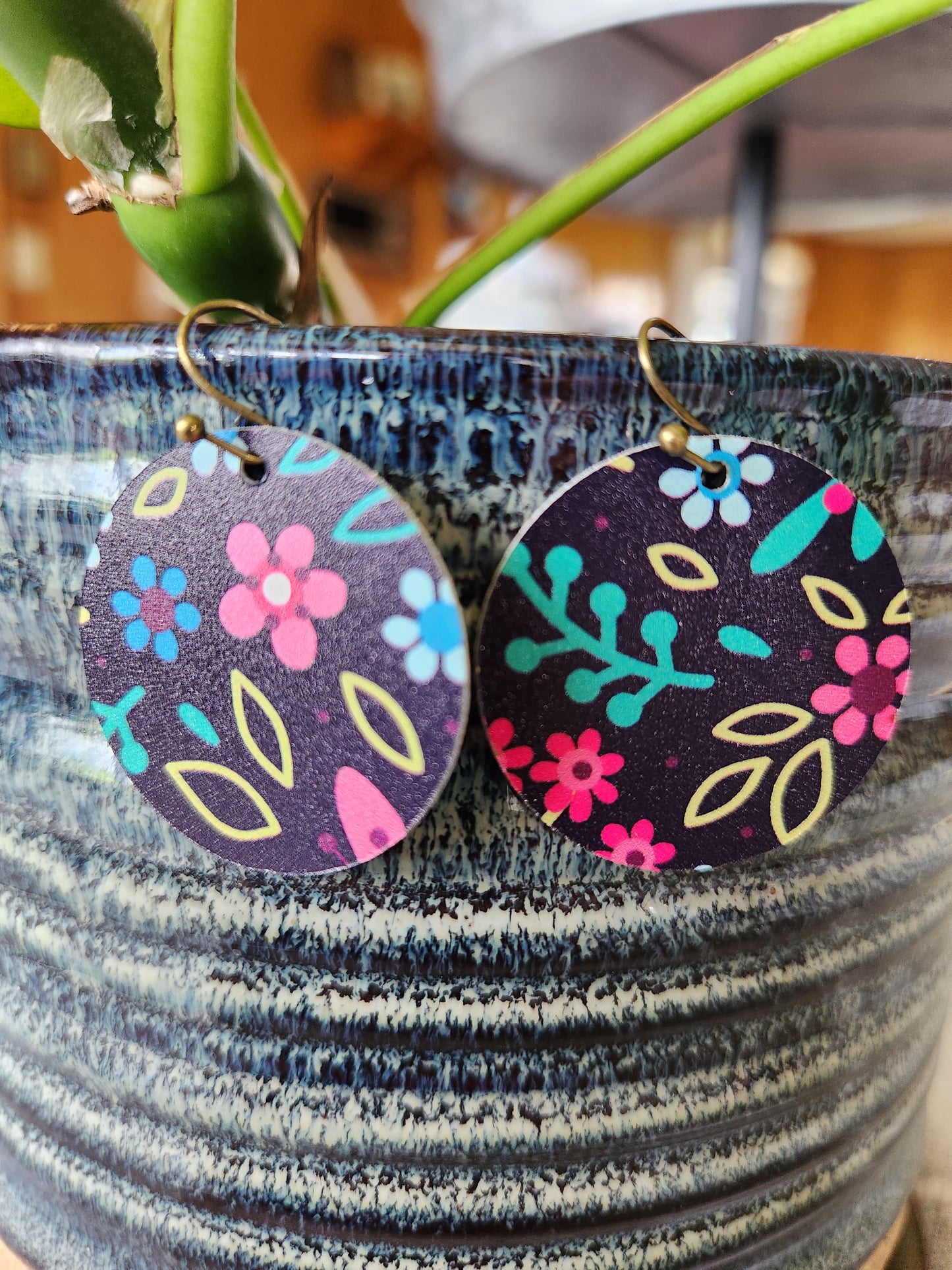 Floral Acrylic Dangles