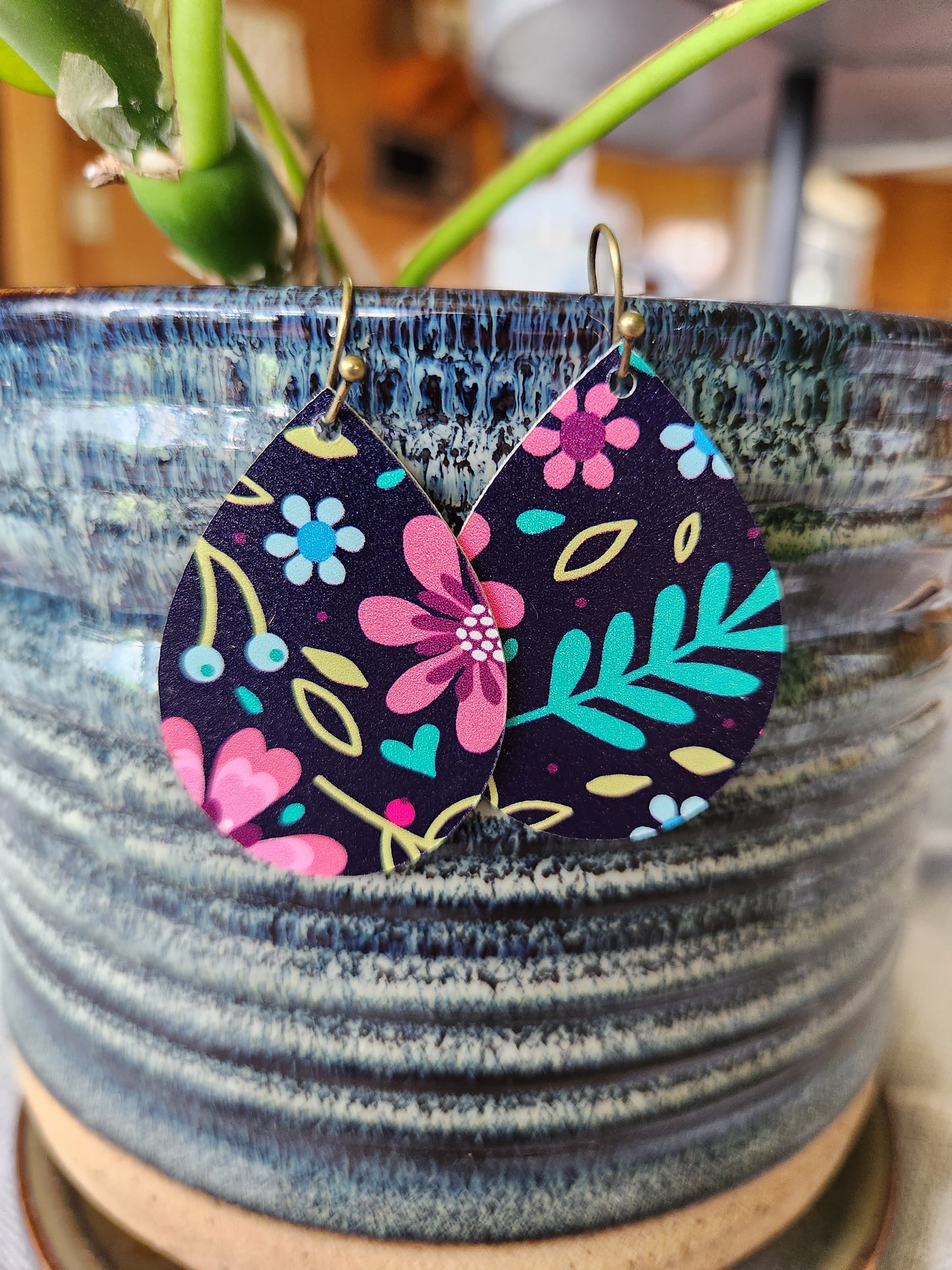 Floral Acrylic Dangles